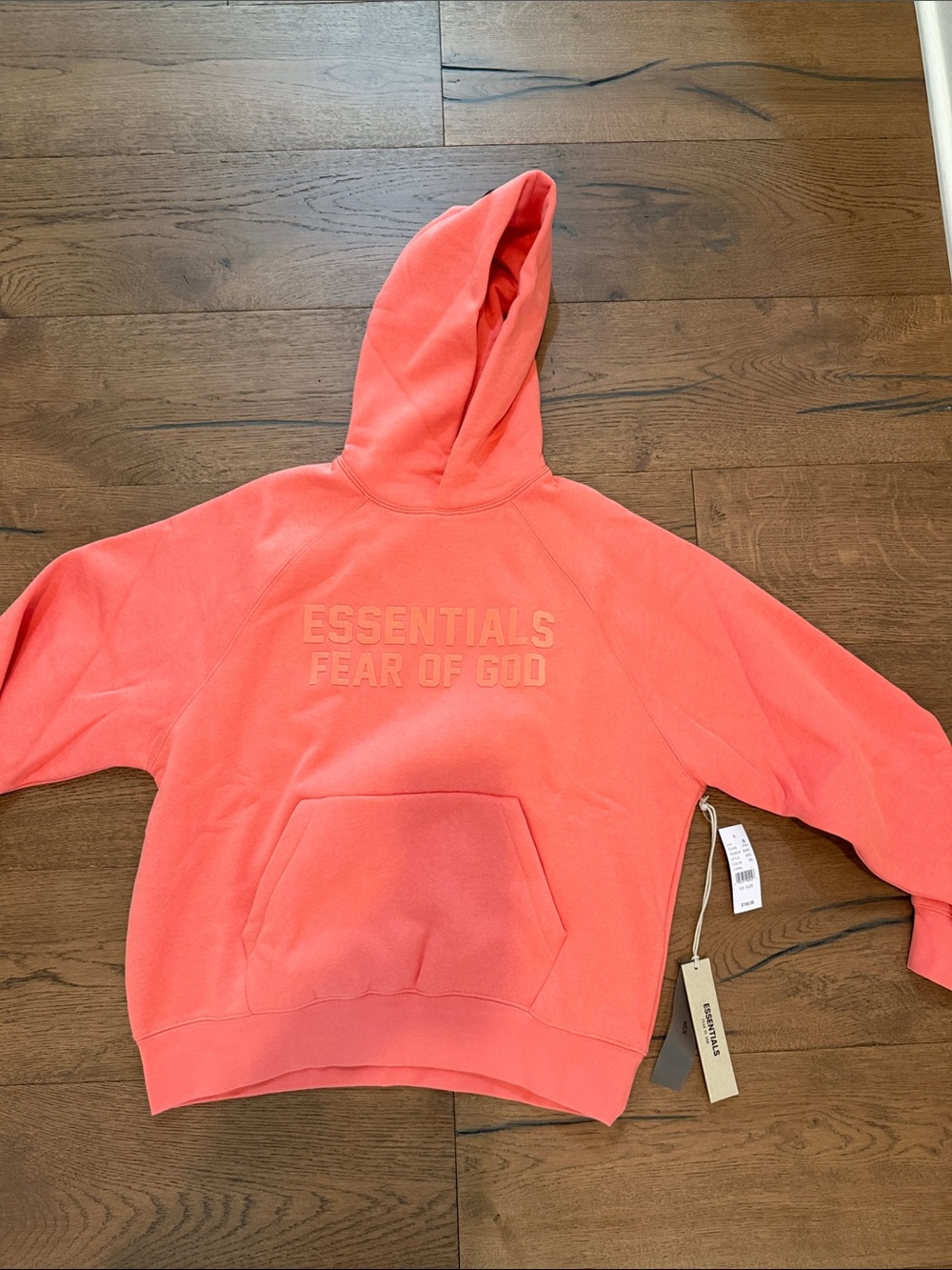 Kids coral hoodie